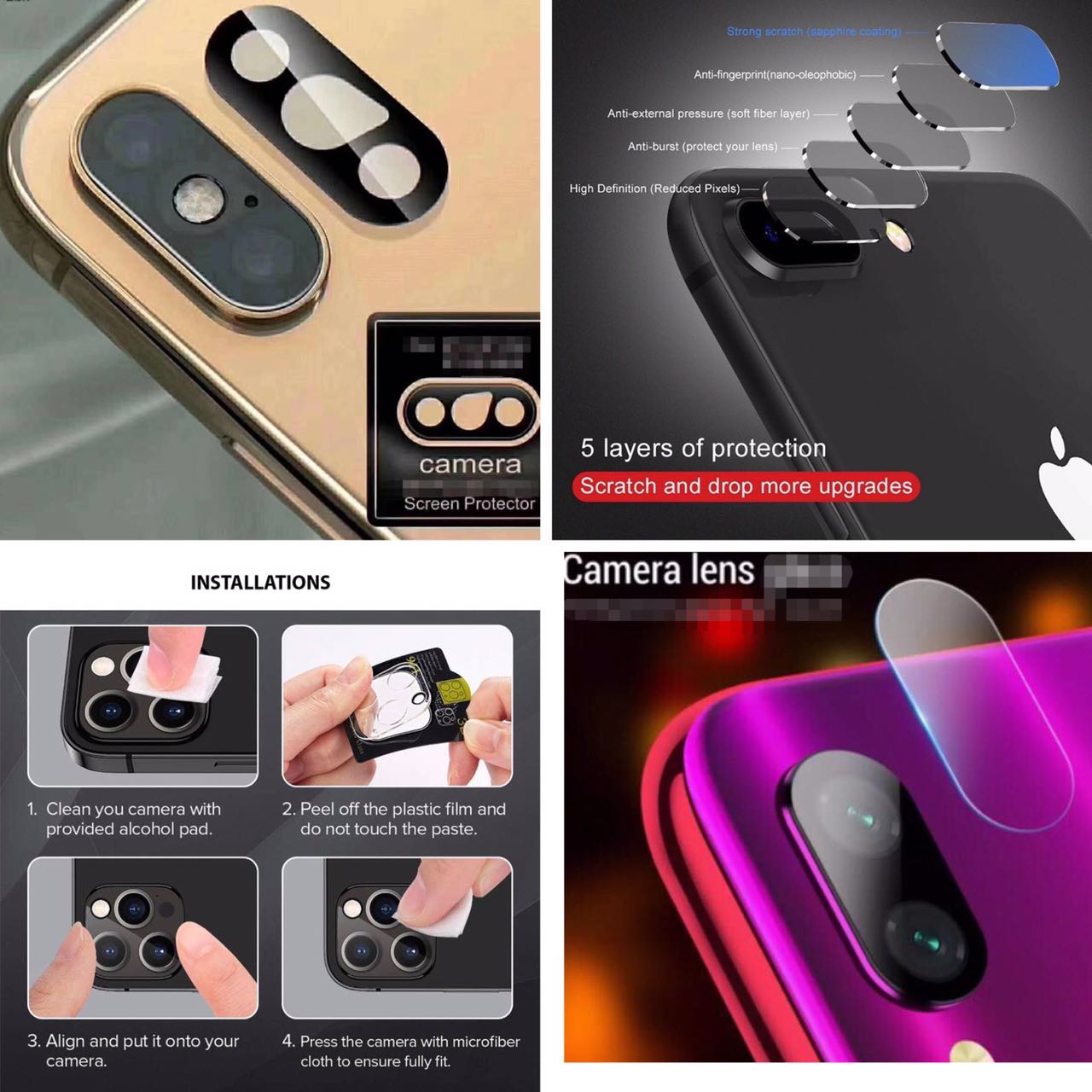 HUAWEI CAMERA LENS PROTECTOR P40 PRO P30 LITE P30 PRO P20 PRO MATE 30
