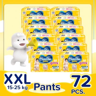 [DIAPER SALE] MamyPoko Easy to Wear XXL (15-25 kg) - 6 pcs x 12 packs (72 pcs) - Diaper Pants