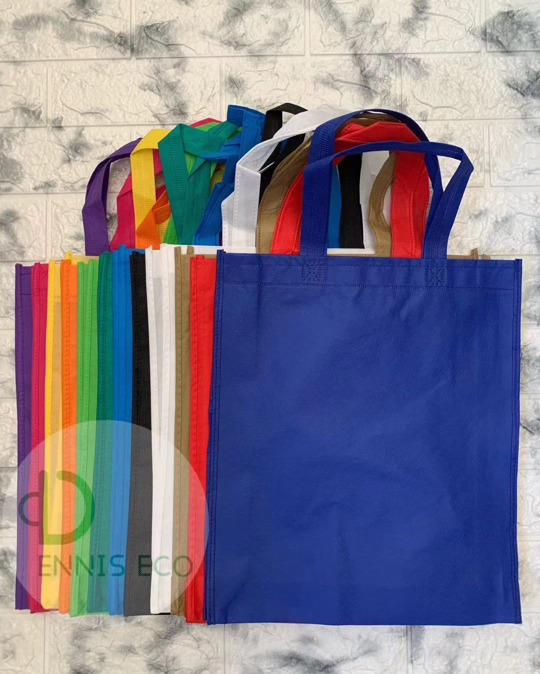 20 Pcs Handle Eco Bag Small(10*12 inches) Non-woven Tote Bag