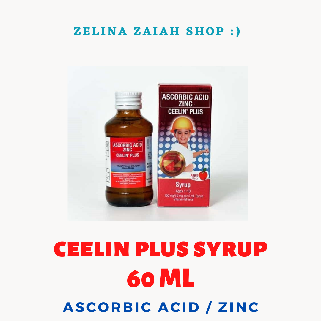 Ceelin Plus Ascorbic Acid / Zinc 60 ml Lazada PH
