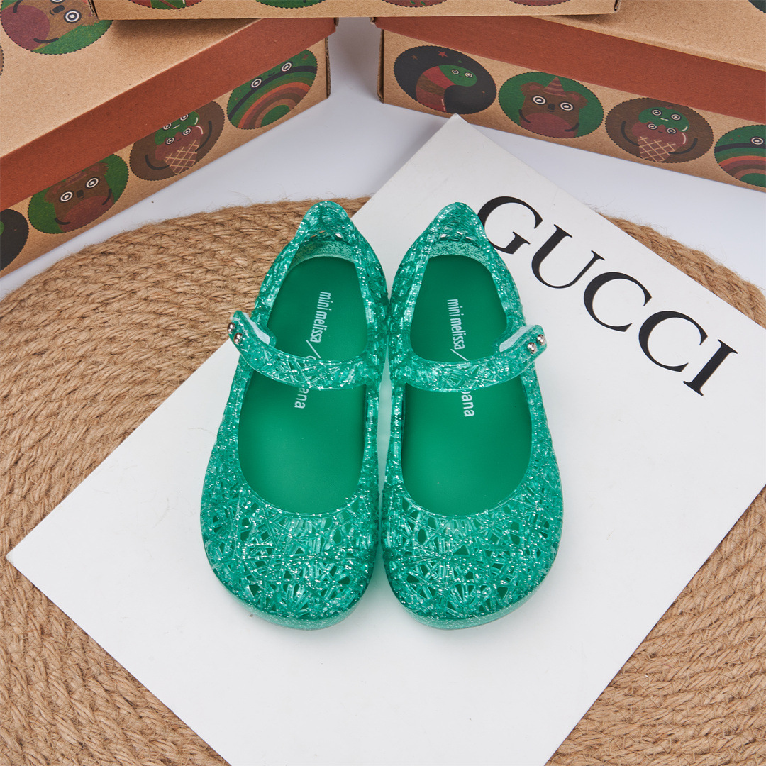 Giày hương brazil, giày thạch melissa, giày cô gái tổ chim trẻ em, dép đế mềm mùa hè cho bé melissa