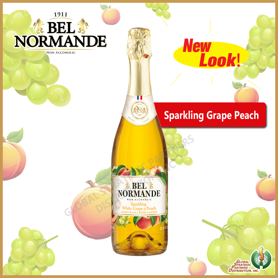 Bel Normande Sparkling Grape Peach Juice | Lazada PH