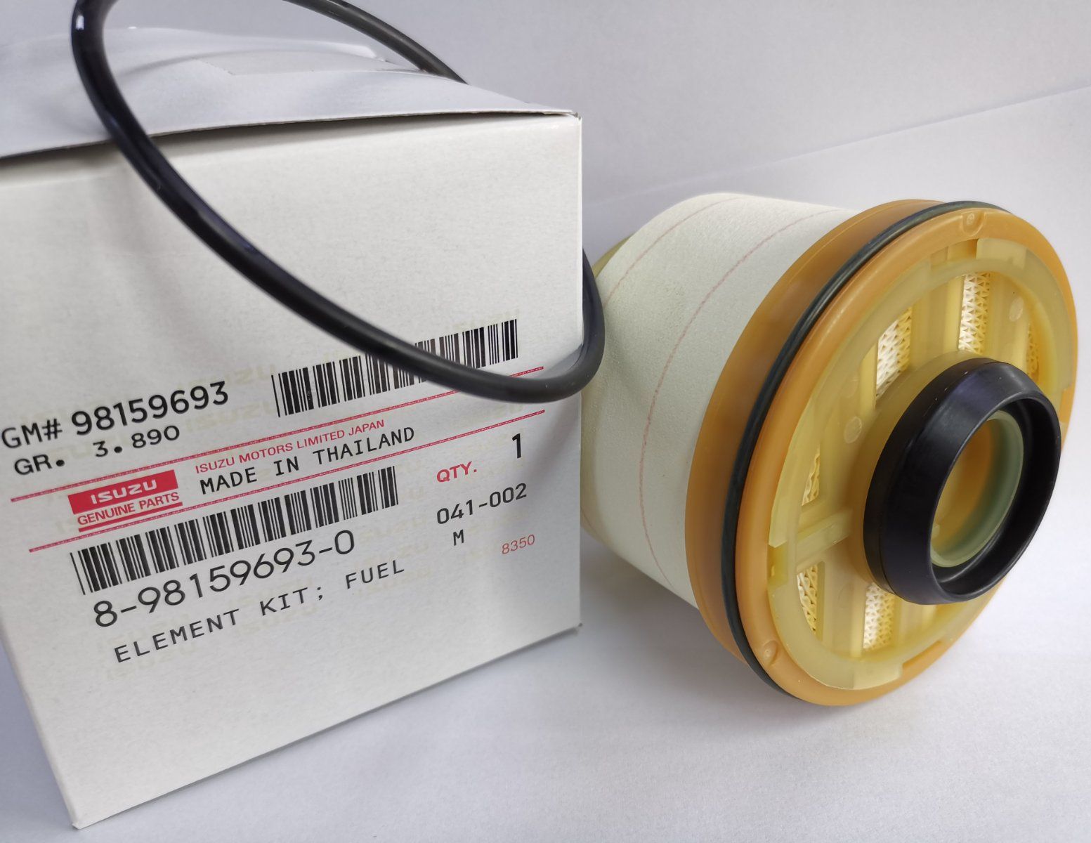 Isuzu Fuel Filter for Isuzu MUX 2.5L & 3.0L PN 8981596930 Lazada PH