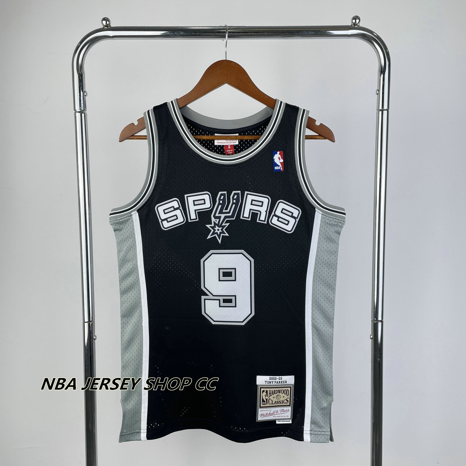 Mitchell & Ness Authentic San Antonio Spurs 2002-03 Shooting Shirt