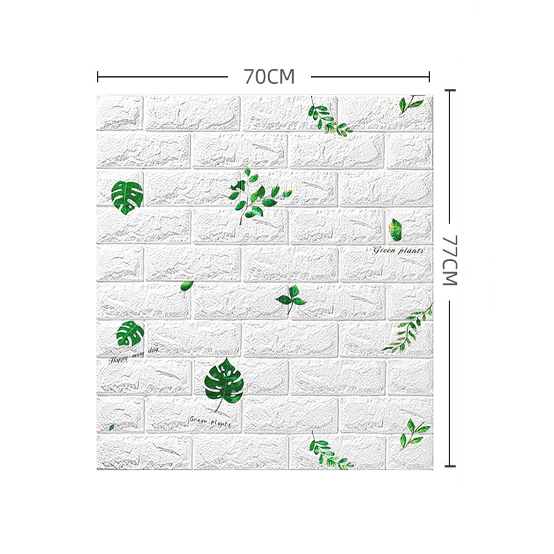 Big Size 77x70cm Wallpaper Brick 3D Wall Sticker Foam Self Adhesive DIY ...