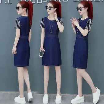 lazada denim dress