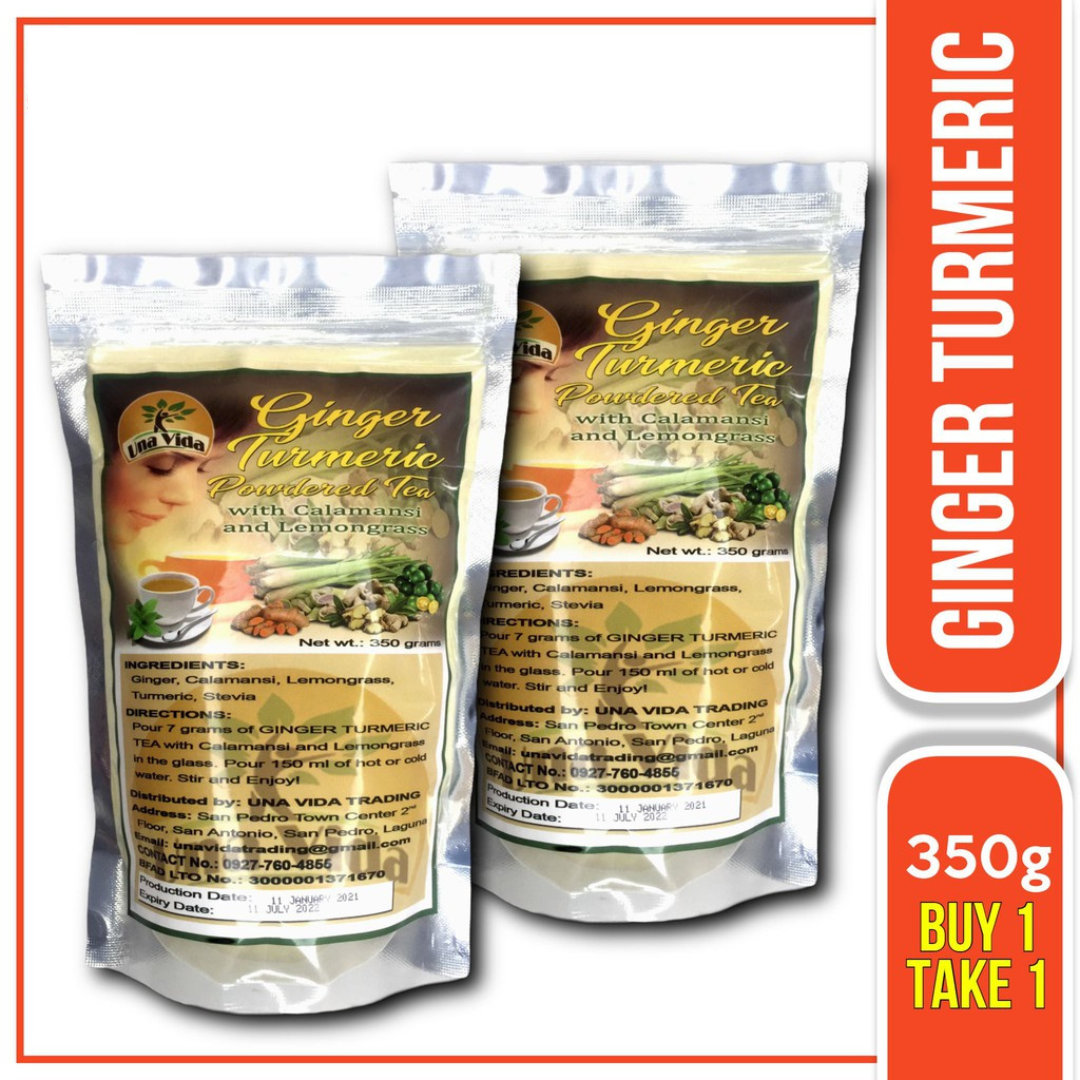 Buy 1 Take 1 Ginger Turmeric Una Vida Ginger Turmeric 350g X 2