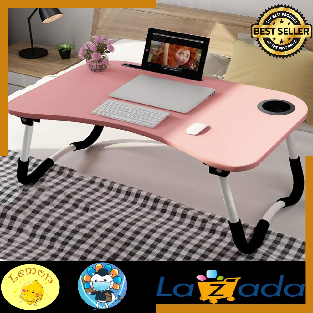 lazada foldable laptop table