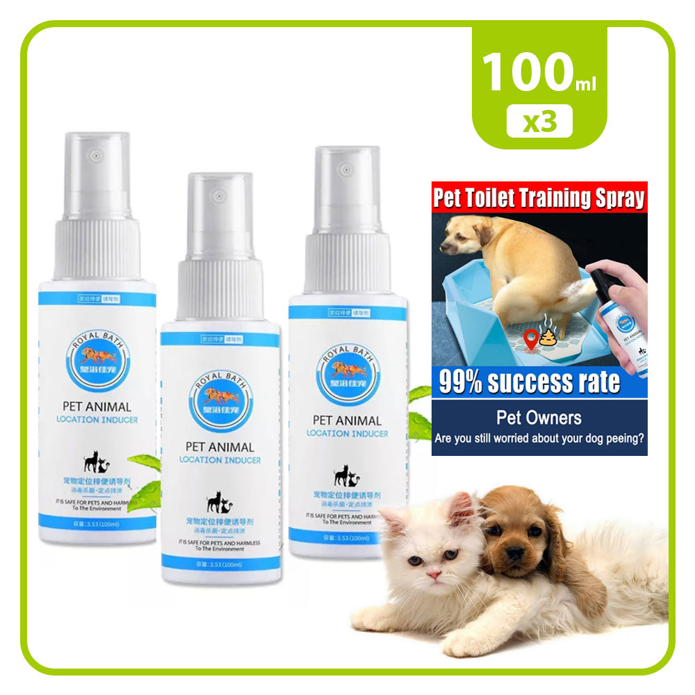 3 Pcs Set Pet Animal Location inducer 100ml Guide Pet to Pee at Fixed Spot Pet Bowel Triggers