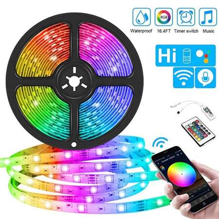 Smart LED Strip with WiFi Control, Android/iOS Compatible Epistar