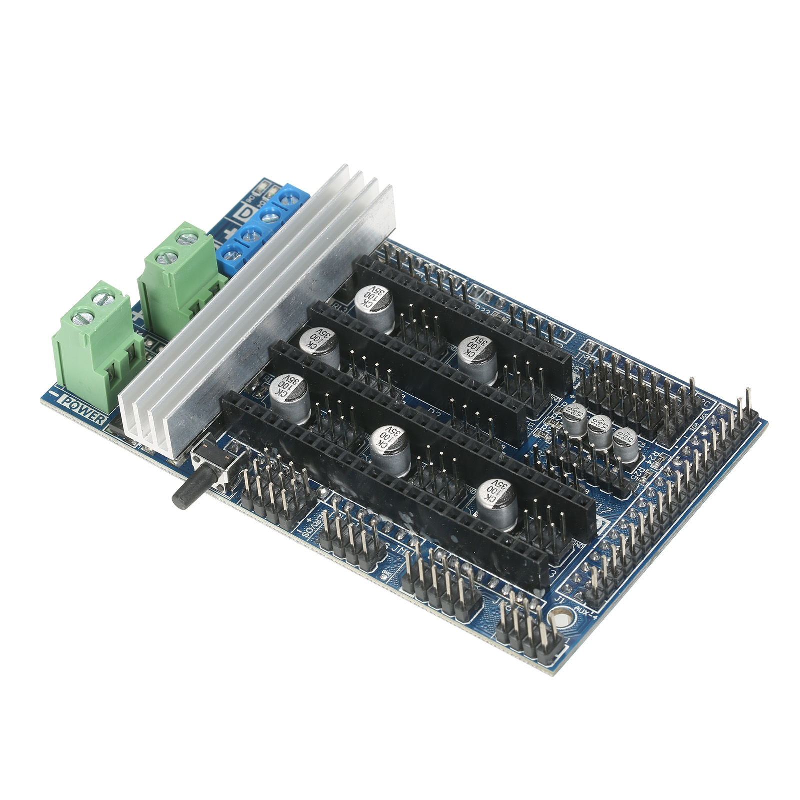 Ramps 1.6 Control Board Base on Ramps 1.5 4-layer Control Panel Board with Heatsink Expansion Mainboard for 3D Printer Parts & Accessories