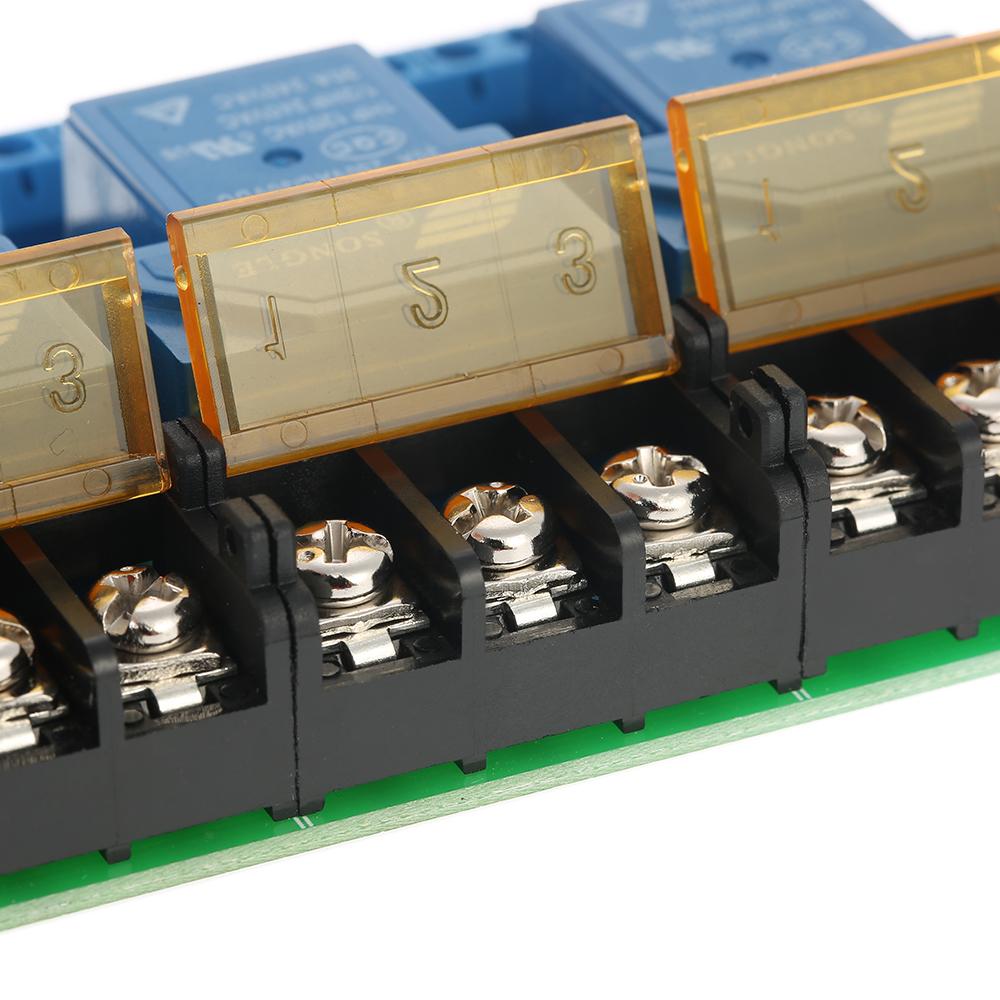 4-Channel DC 12V 30A Relay Module Control Board Optocoupler Isolation High/Low Trigger