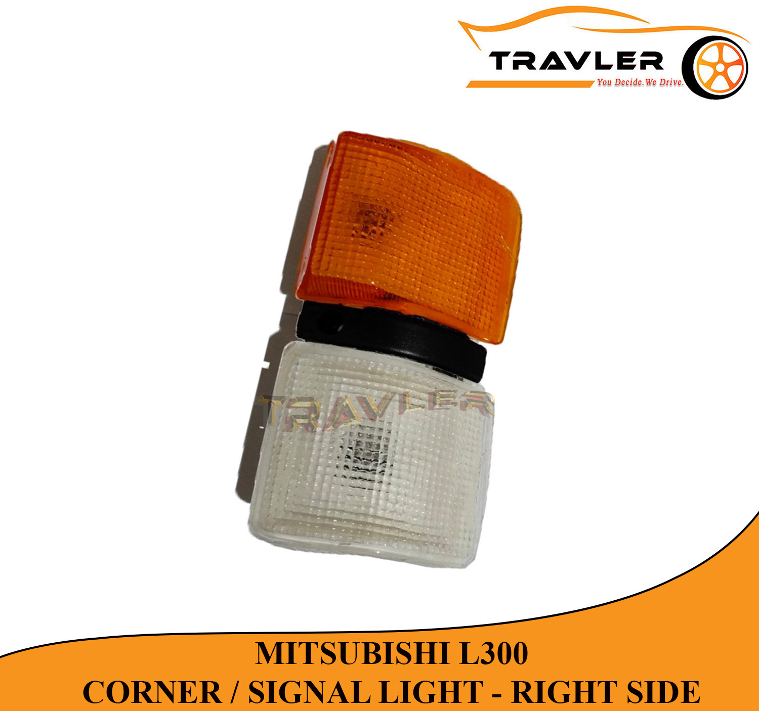 Mitsubishi L300 Corner Light Signal Light RIGHT Passenger Side Black