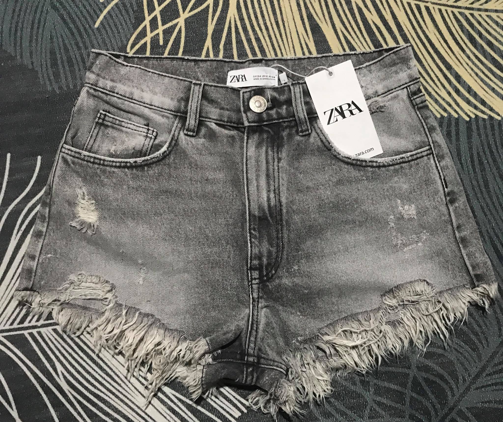 Sale Original Zara Brand High Waist Short For Women S Lazada Ph