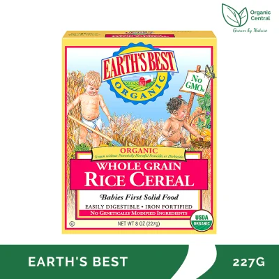 Earth's Best Organic Whole Grain Rice Cereal 227g