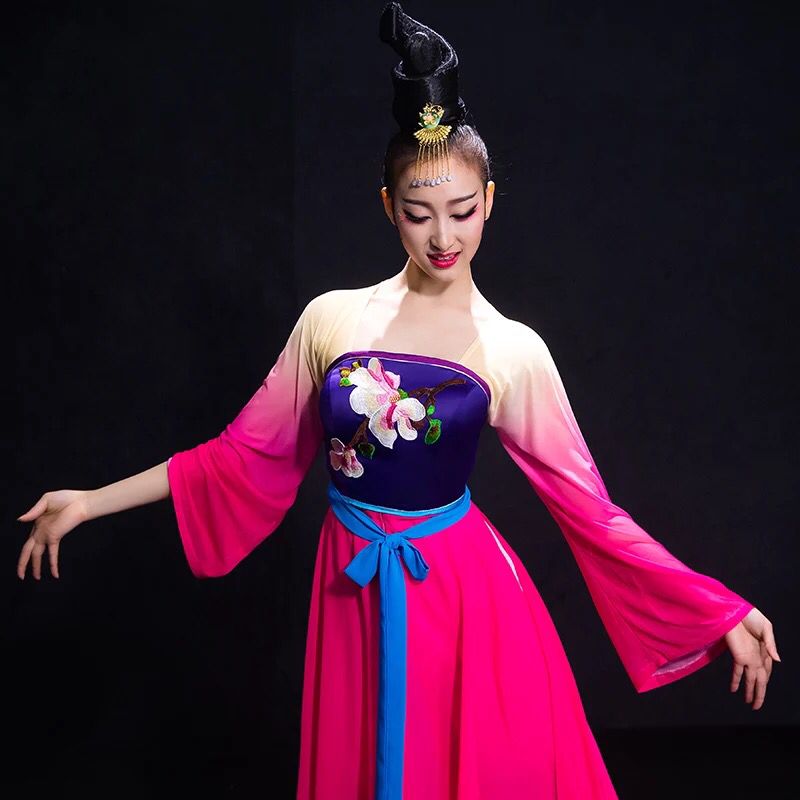 Classical dance costume female elegant Chinese cool dance costume Modern  fairy improved Hanfu costume adult | Lazada PH