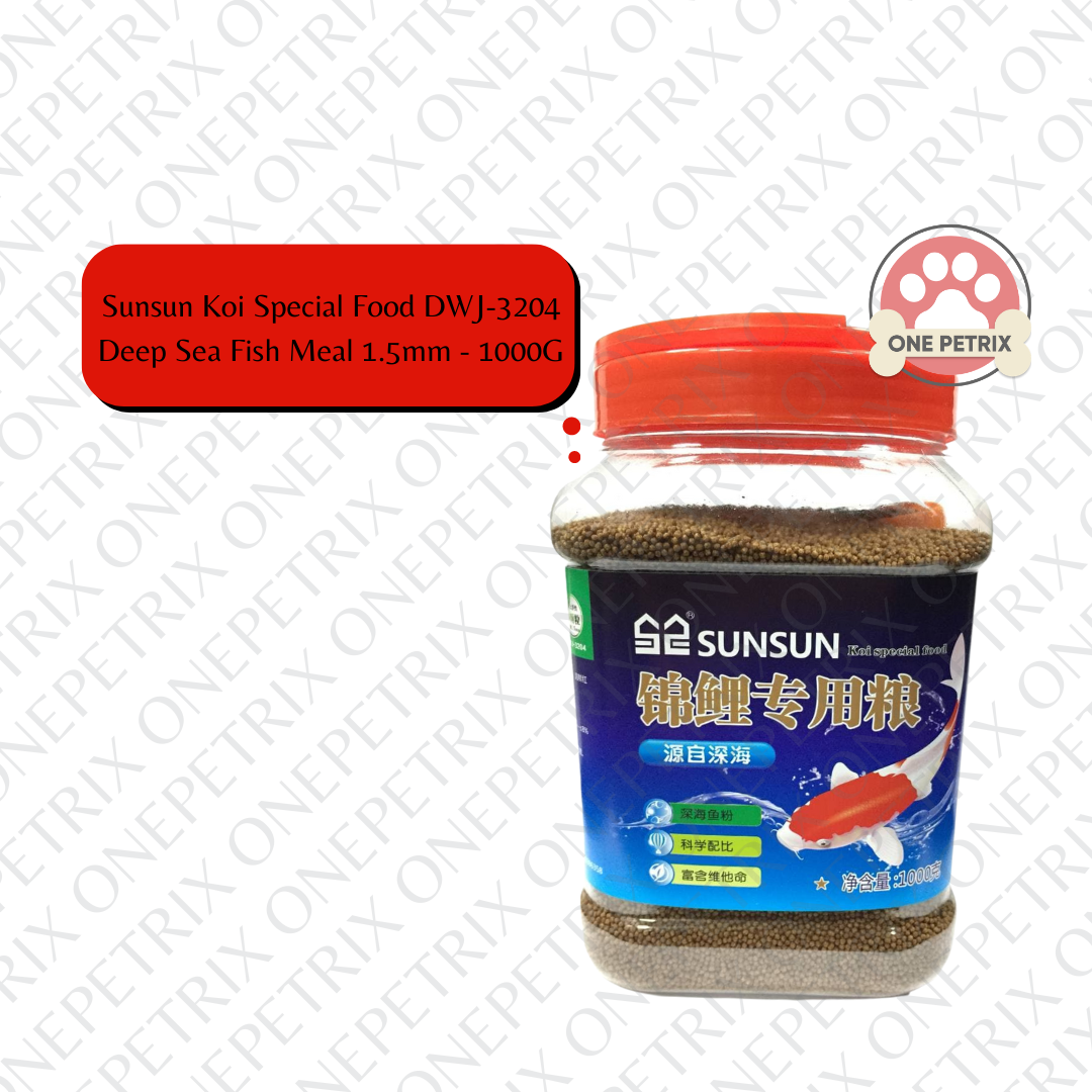 Sunsun Koi Special Food DWJ3204 Deep Sea Fish Meal 1.5mm 1000G