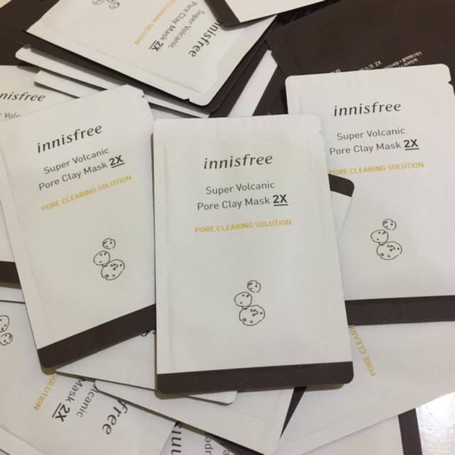 Exp 21 10 Innisfree Super Volcanic Pore Clay Mask 2x 3ml Sample 10 Pieces Lazada Ph