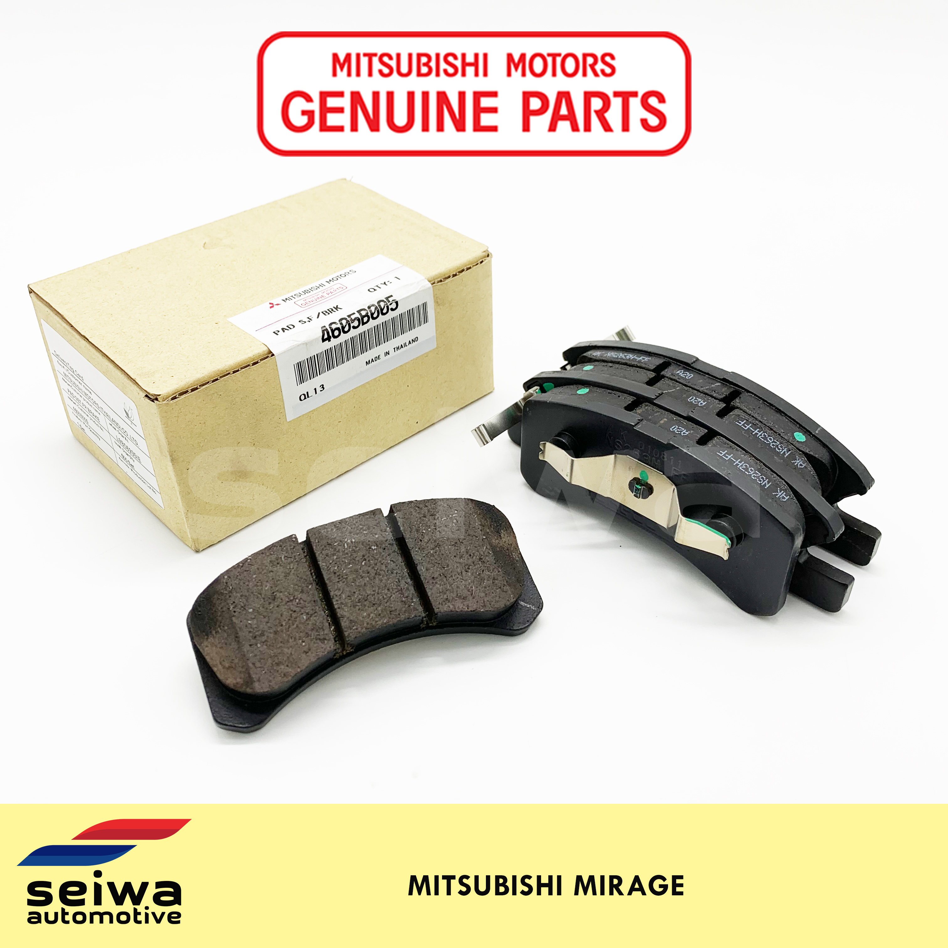 Mitsubishi Mirage Front Brake Pads Genuine Mitsubishi Auto Parts
