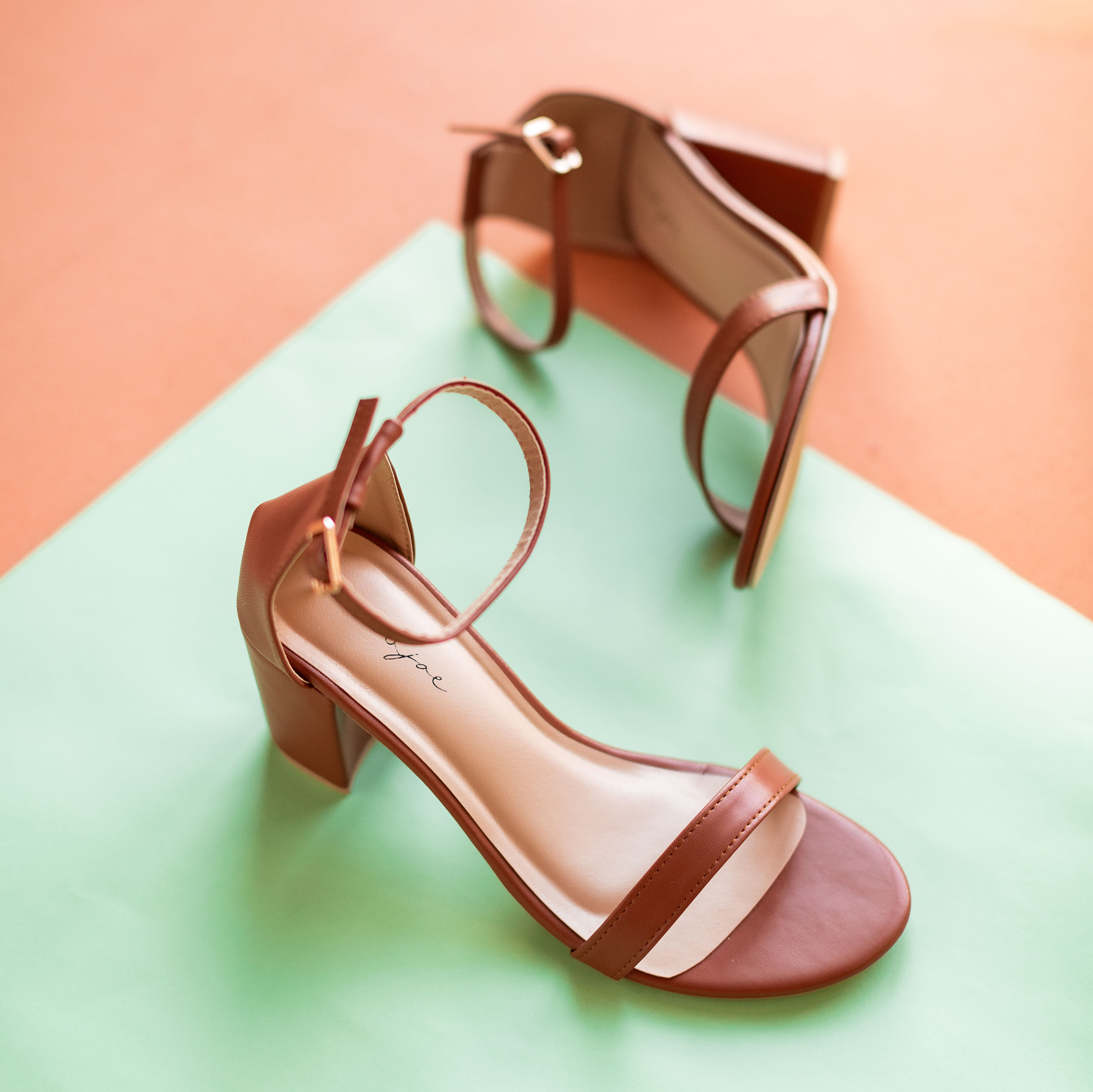 tan heeled shoes ladies