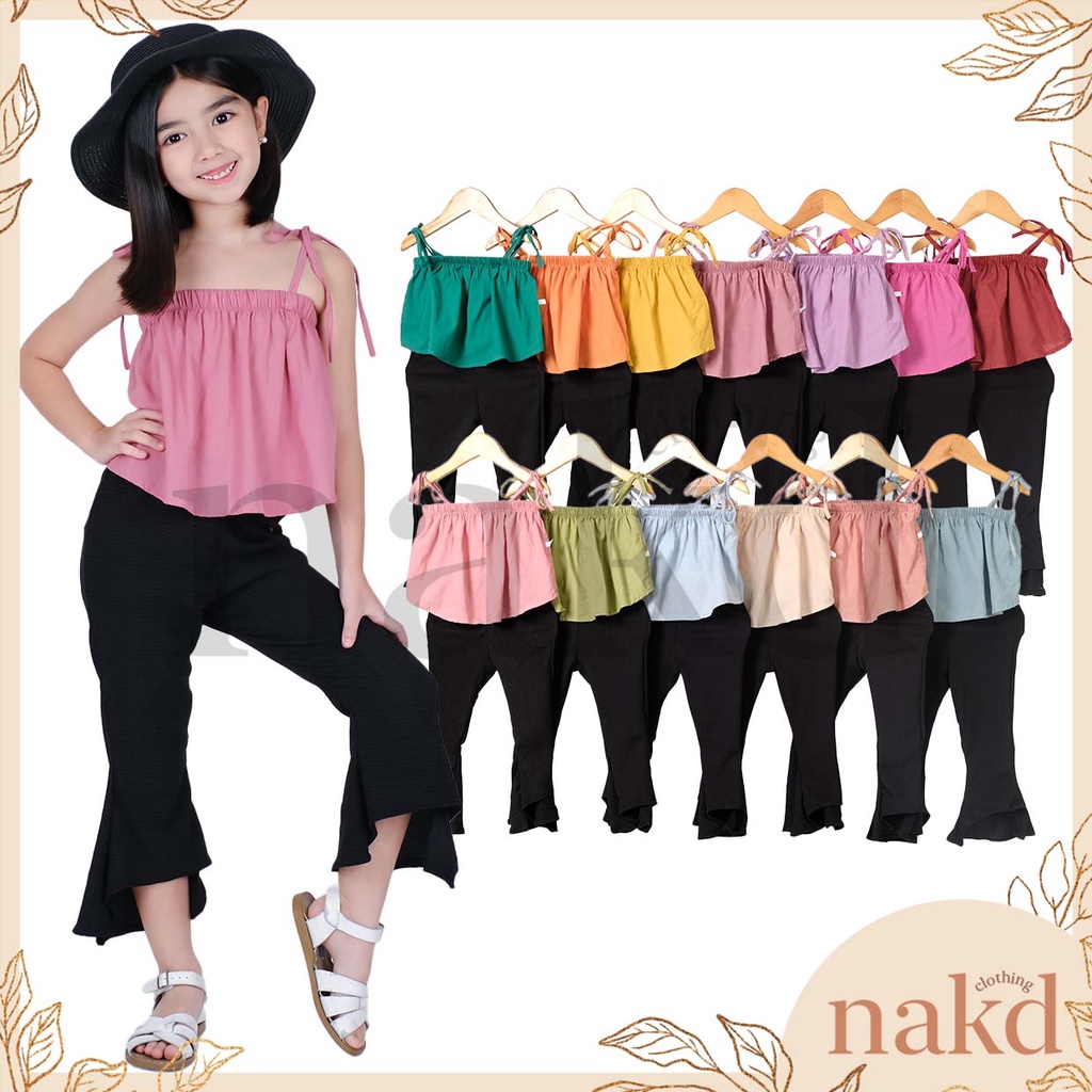 NAKD KIDS FASHION SACHI BABY GIRL CUTE SPAGHETTI FLOWY DAILY TERNO