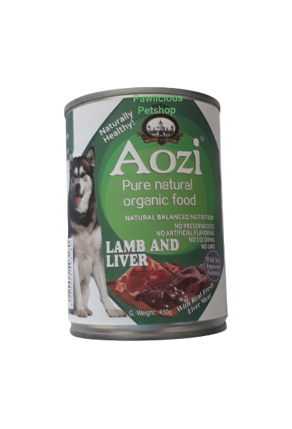 Aozi Dog Organic Food in Can Lamb & Liver Flavor 430g | Lazada PH