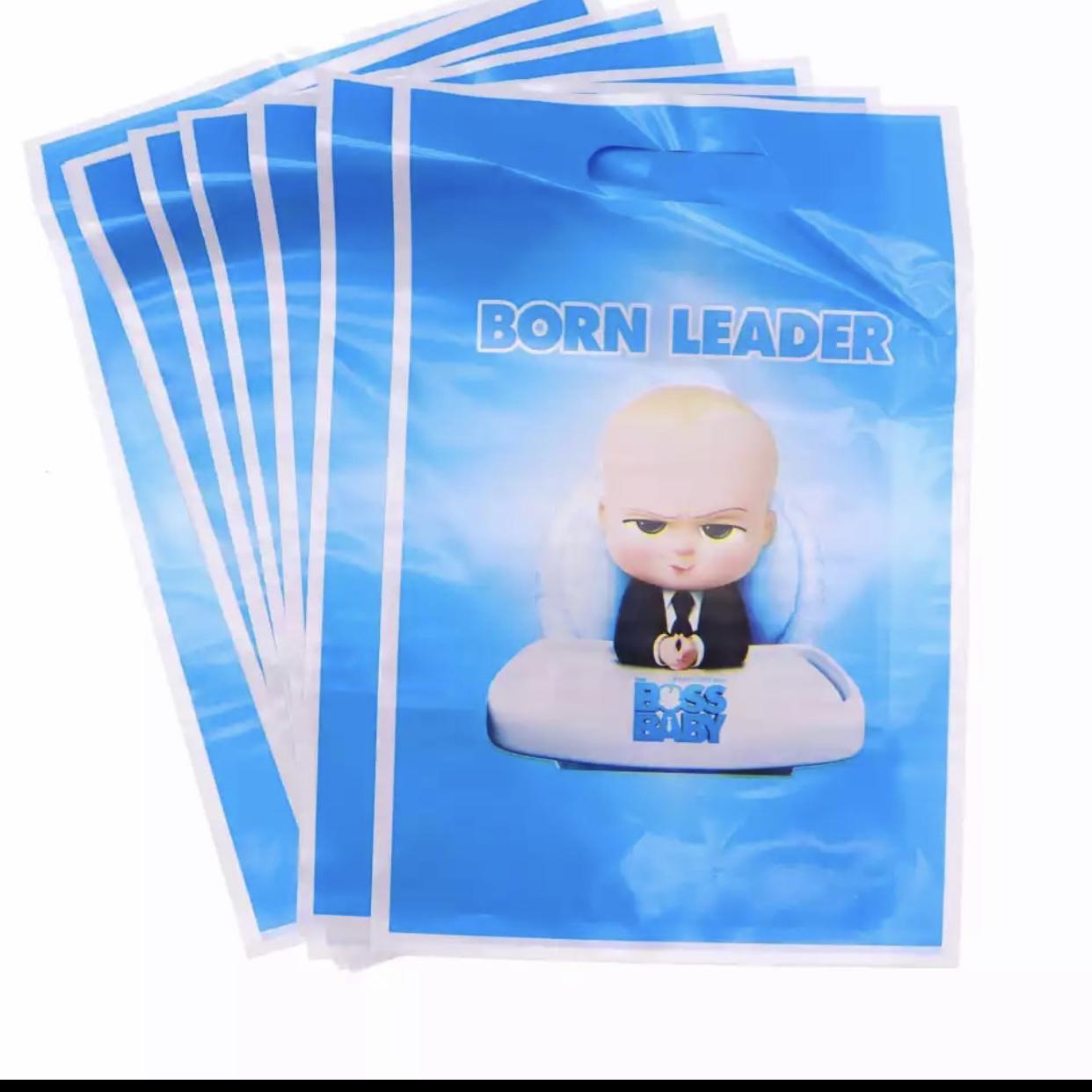 Happy Party Night Boss Baby Lootbag 10 pcs Metallic plastic lootbag