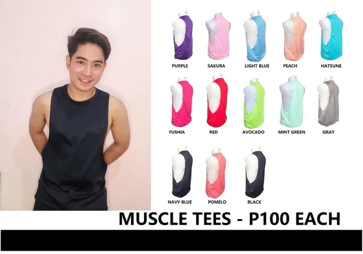 plain muscle tees