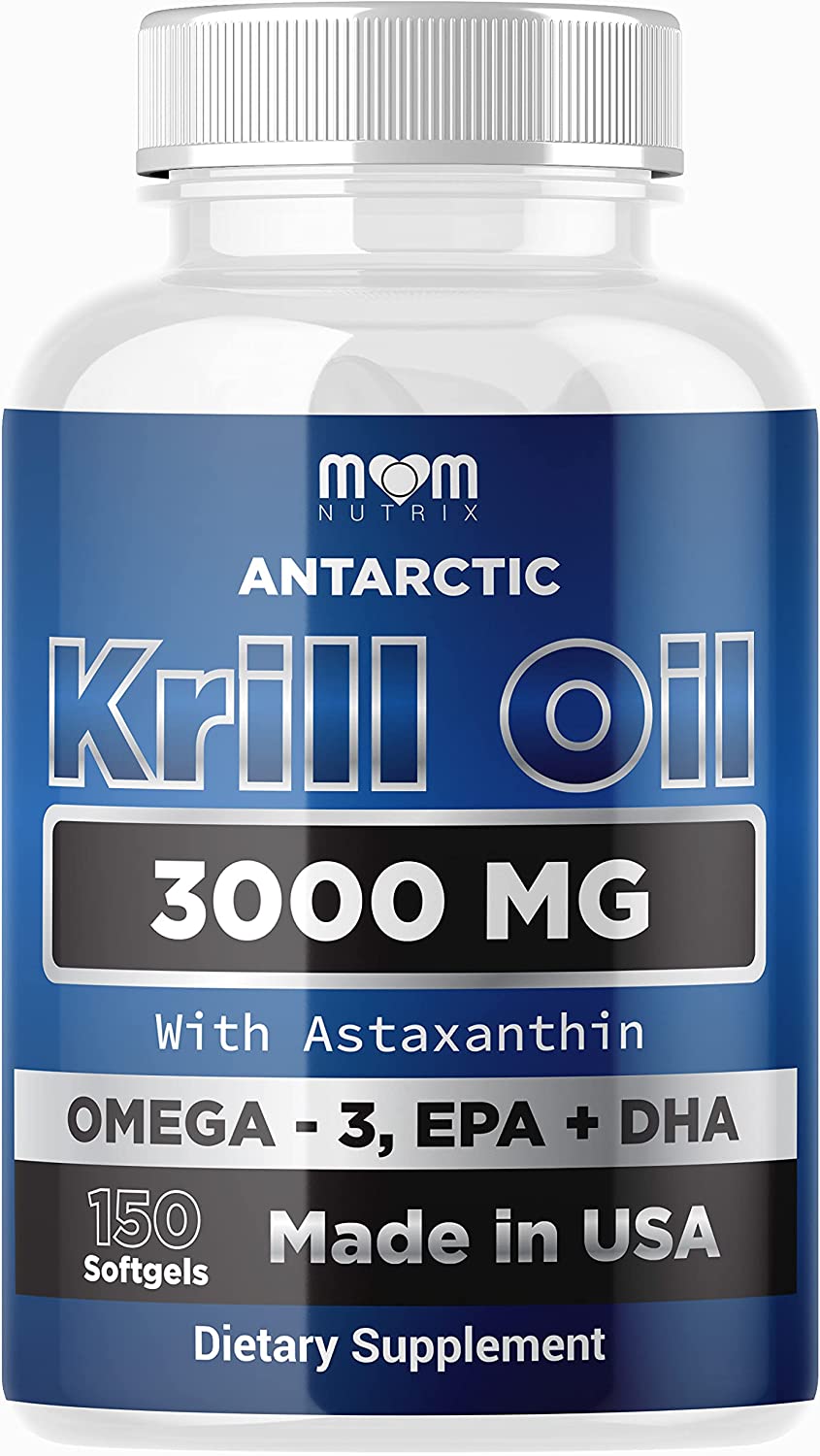 Antarctic Krill Oil 350mg Omega 3 Fatty Acid Supplement, MegaRed EPA