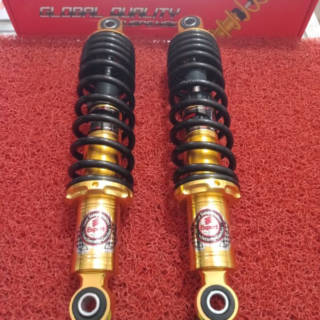 Mutaru Rear Shock For Wave Xrm (310mm) Gold Series 