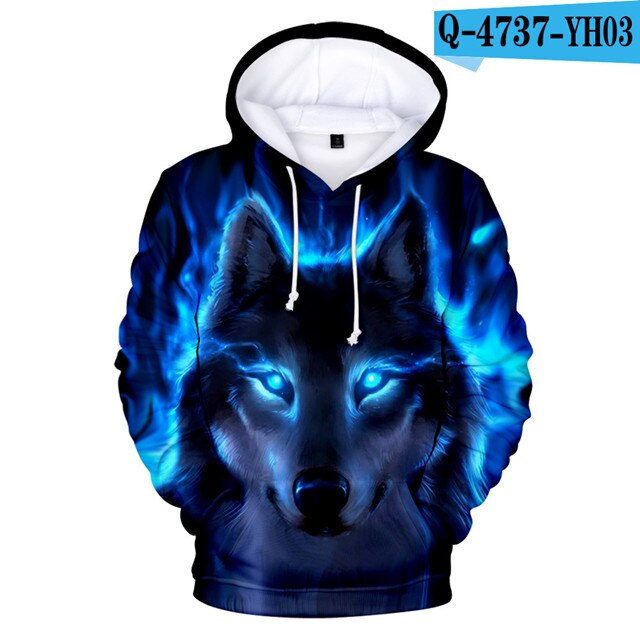 Heart Wolf Little Frog Head Hoodies for Kids Youth,Girls Boys Pullover Sweatshirts Hooded Hoody with Pocket