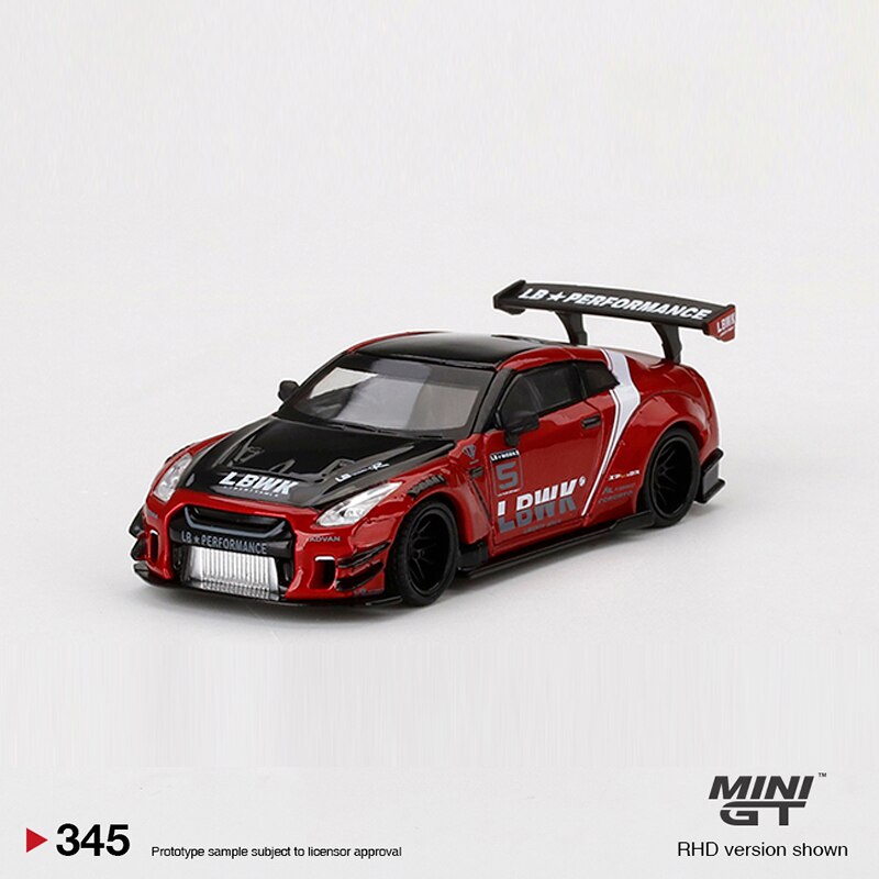 MINI GT 1:64 Model Car N GT-R R35 LB Works Livery 2.0 Alloy