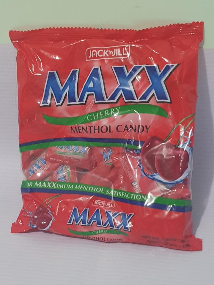 Jack n Jill MAXX MENTHOL CANDY Cherry Flavor (3 packs x 150 grams