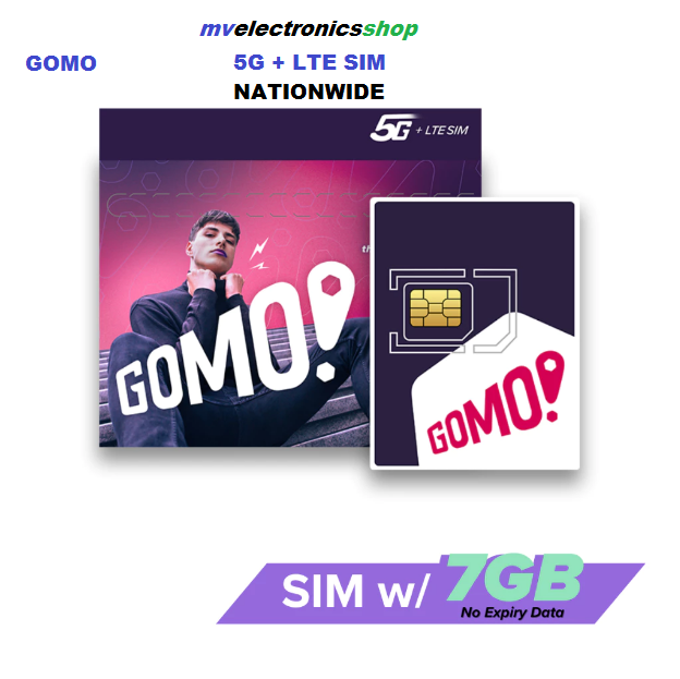 Gomo Sim with 7GB No Expiry Data 5G+LTE Ready Simcard | Lazada PH