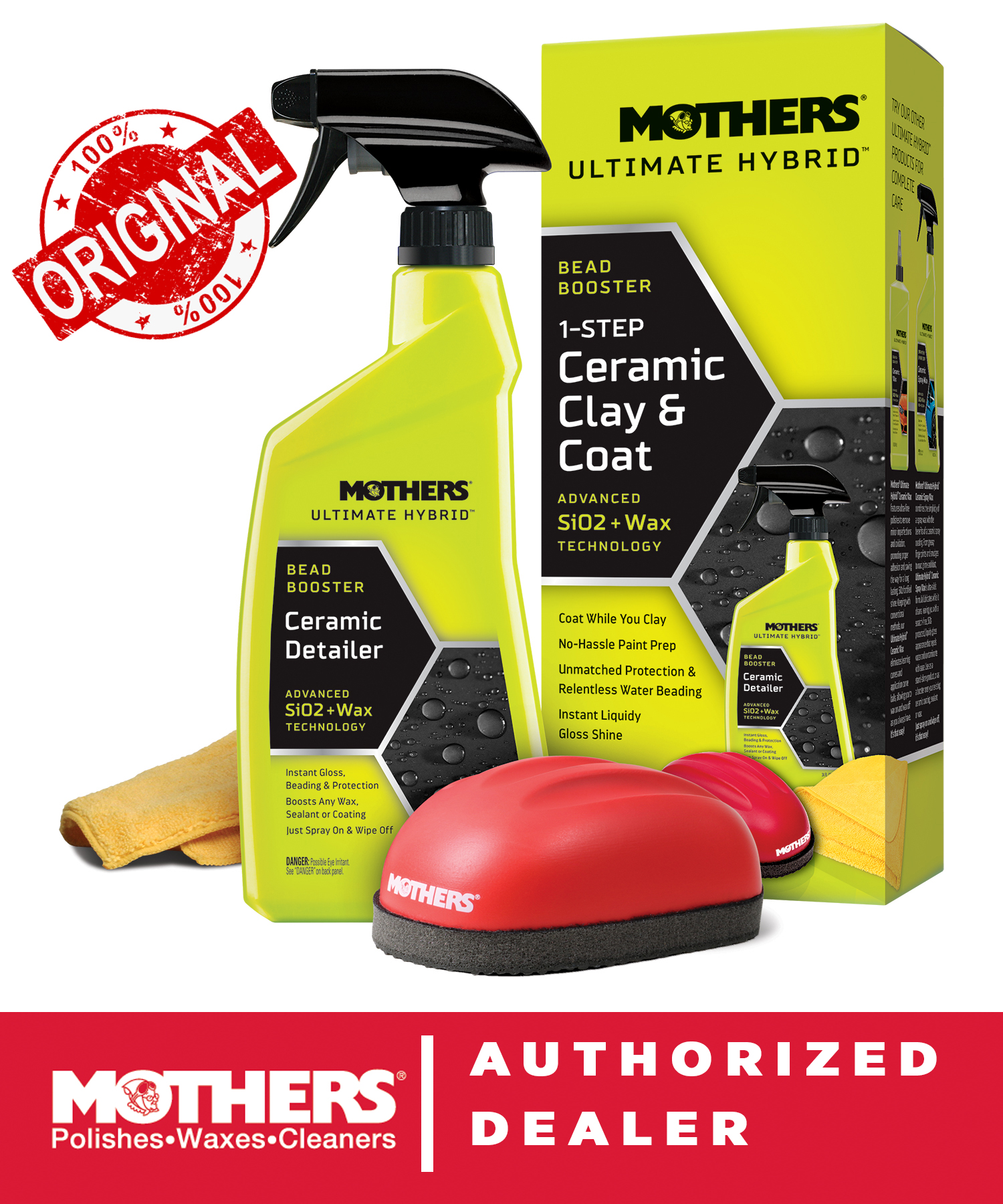 Mothers® Ultimate Hybrid™ 1Step Ceramic Clay & Coat Lazada PH