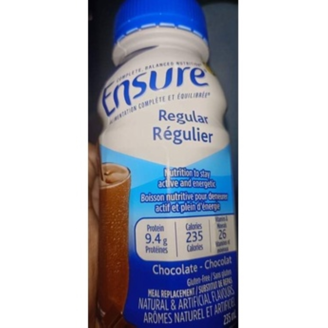 Ensure Abbott Shake Ready to drink chocolate and vanilla flavor 235ml