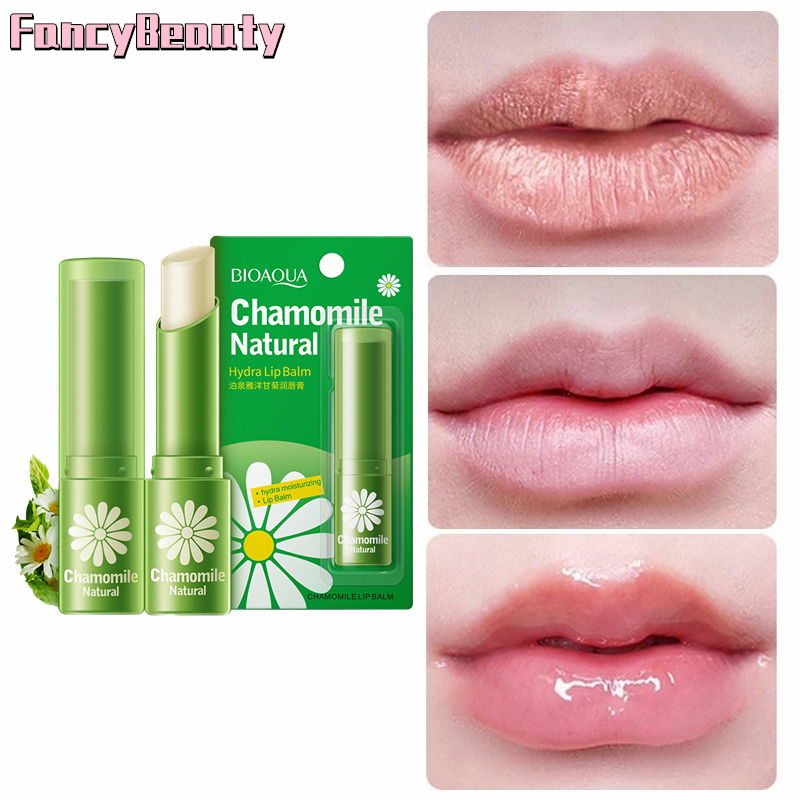 Chamomile Lip Balm For Dry Lips,Nourishing Moisturizing Color Changing