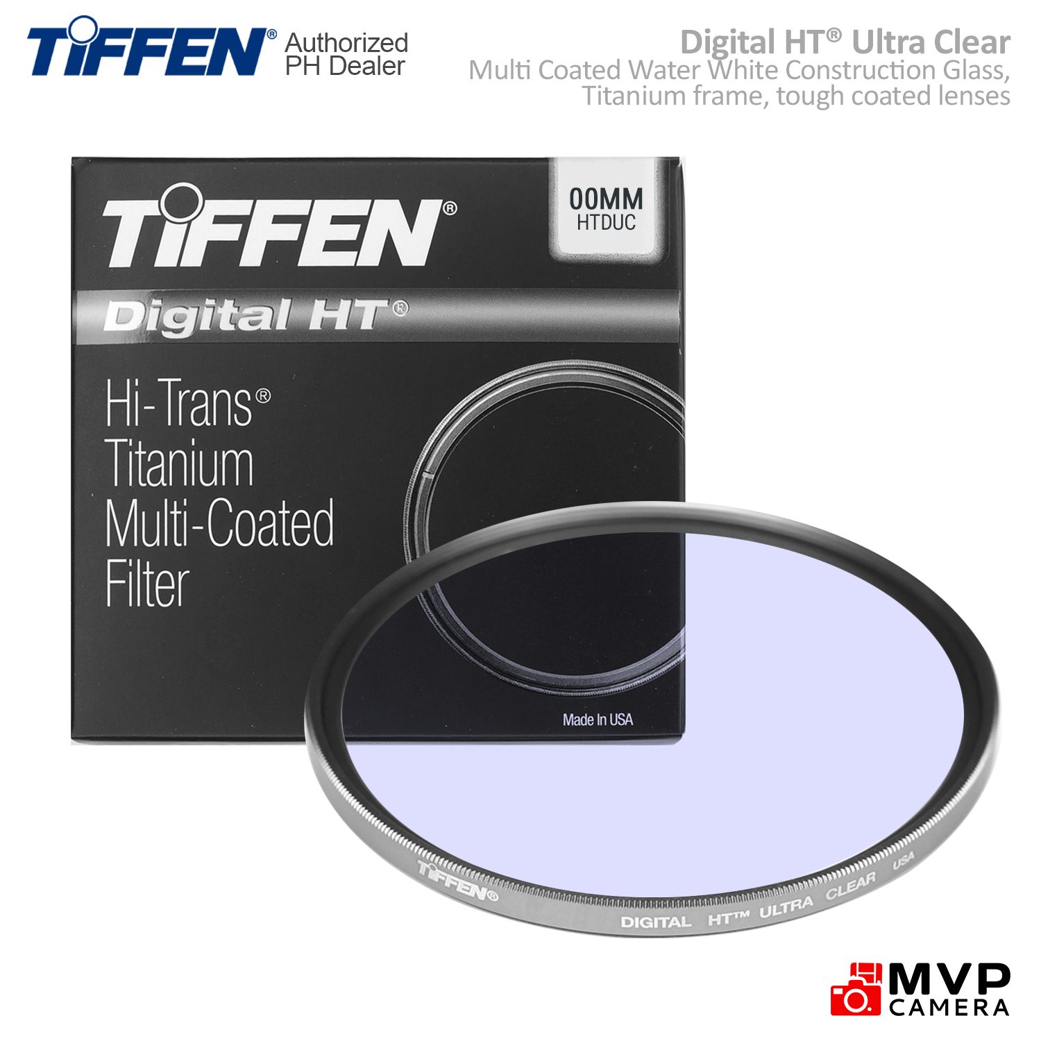 Tiffen 52mm Digital Ultra Clear Water White Protection Filter 
