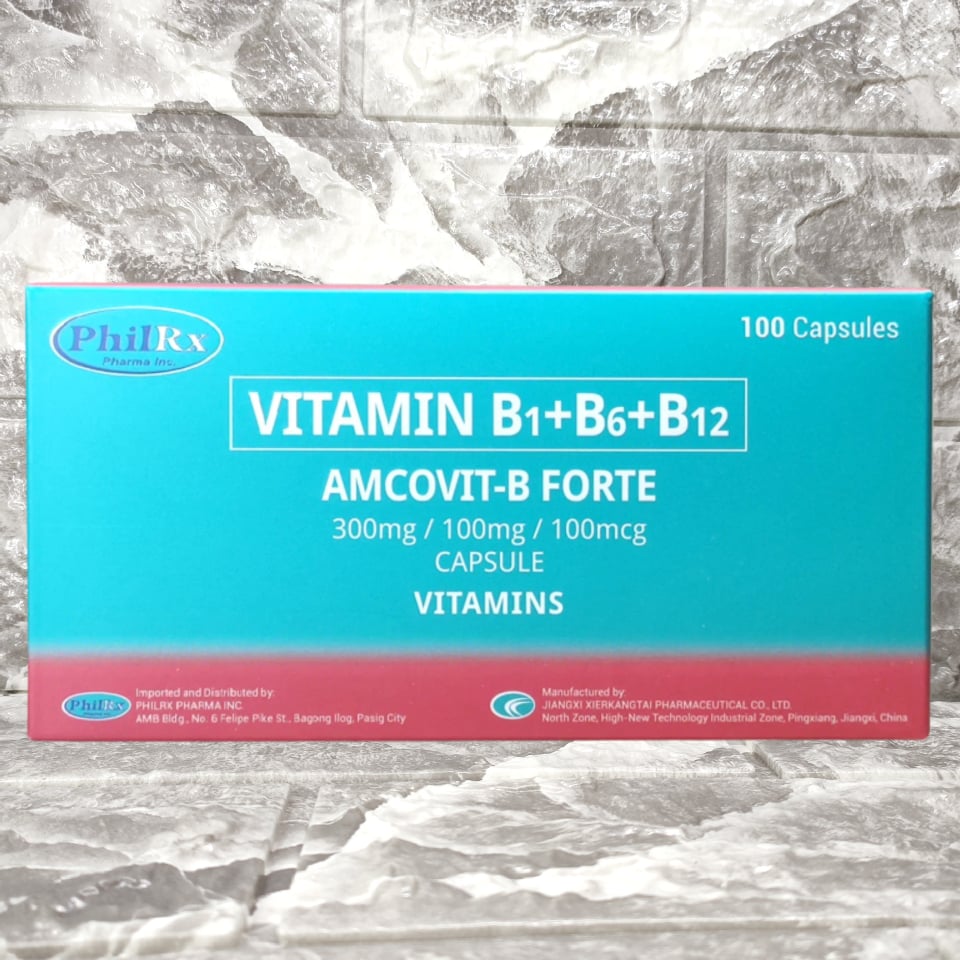 Amcovit B Forte Vitamin B Complex Capsules Lazada Ph
