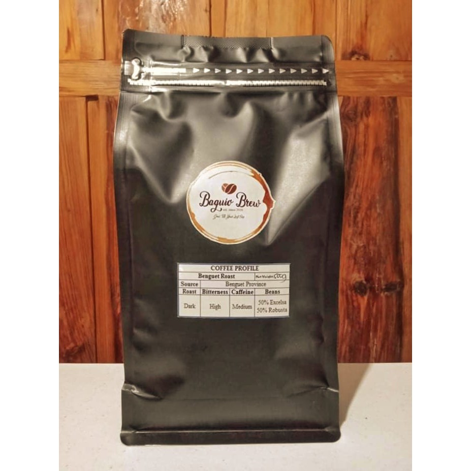 Baguio Brew 500g Pouch Cordillera Coffee Beans/Grounds (Good for 50