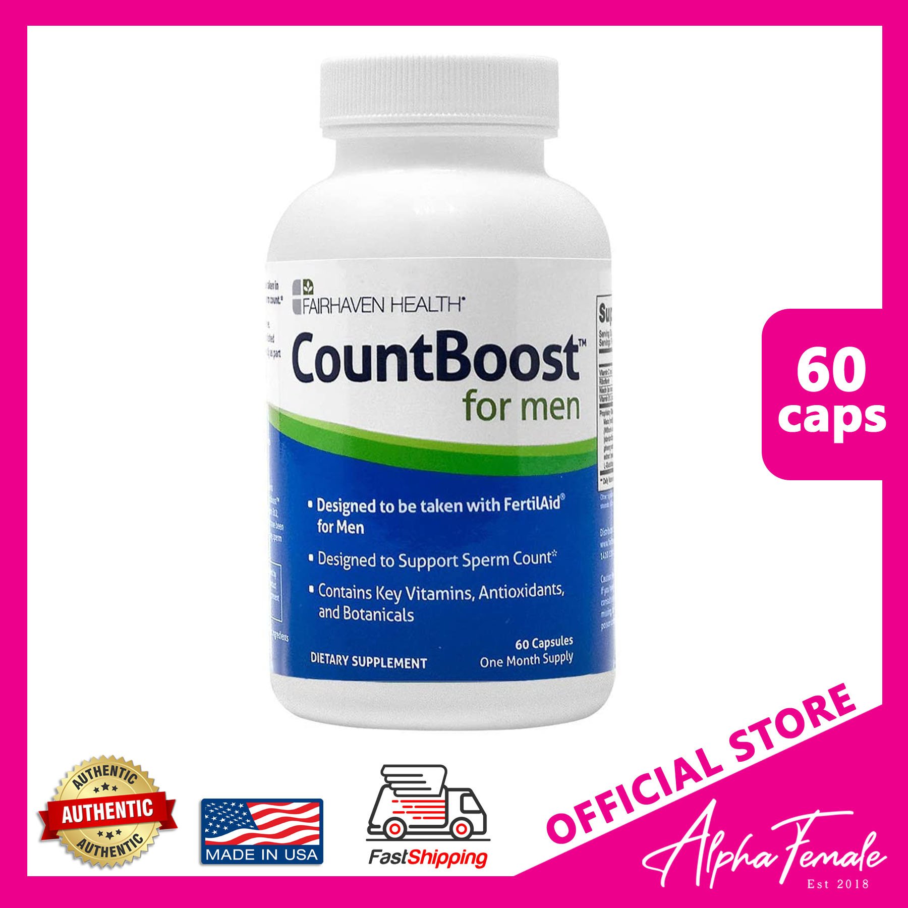 Fairhaven Health CountBoost Fertilaid 