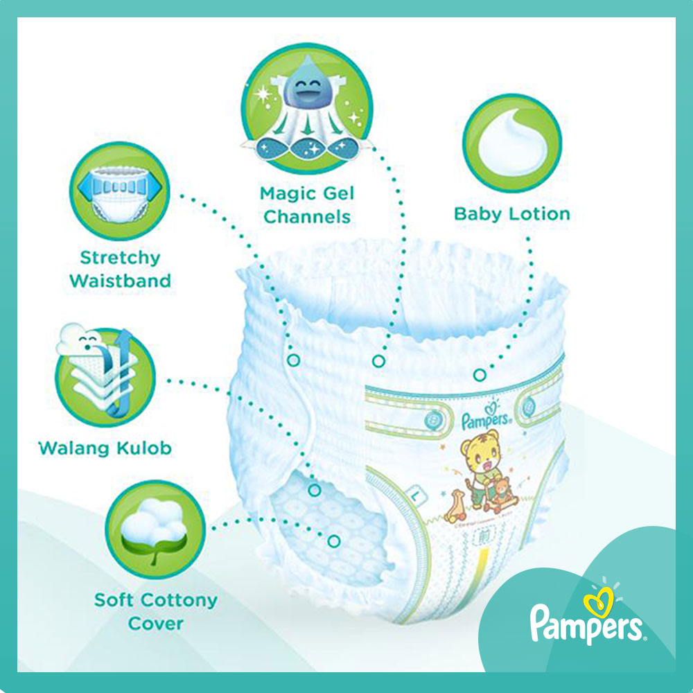 Pampers Baby Dry Pants XXL40x3 - 120 pcs - XXL Baby Diaper (13-18kg ...