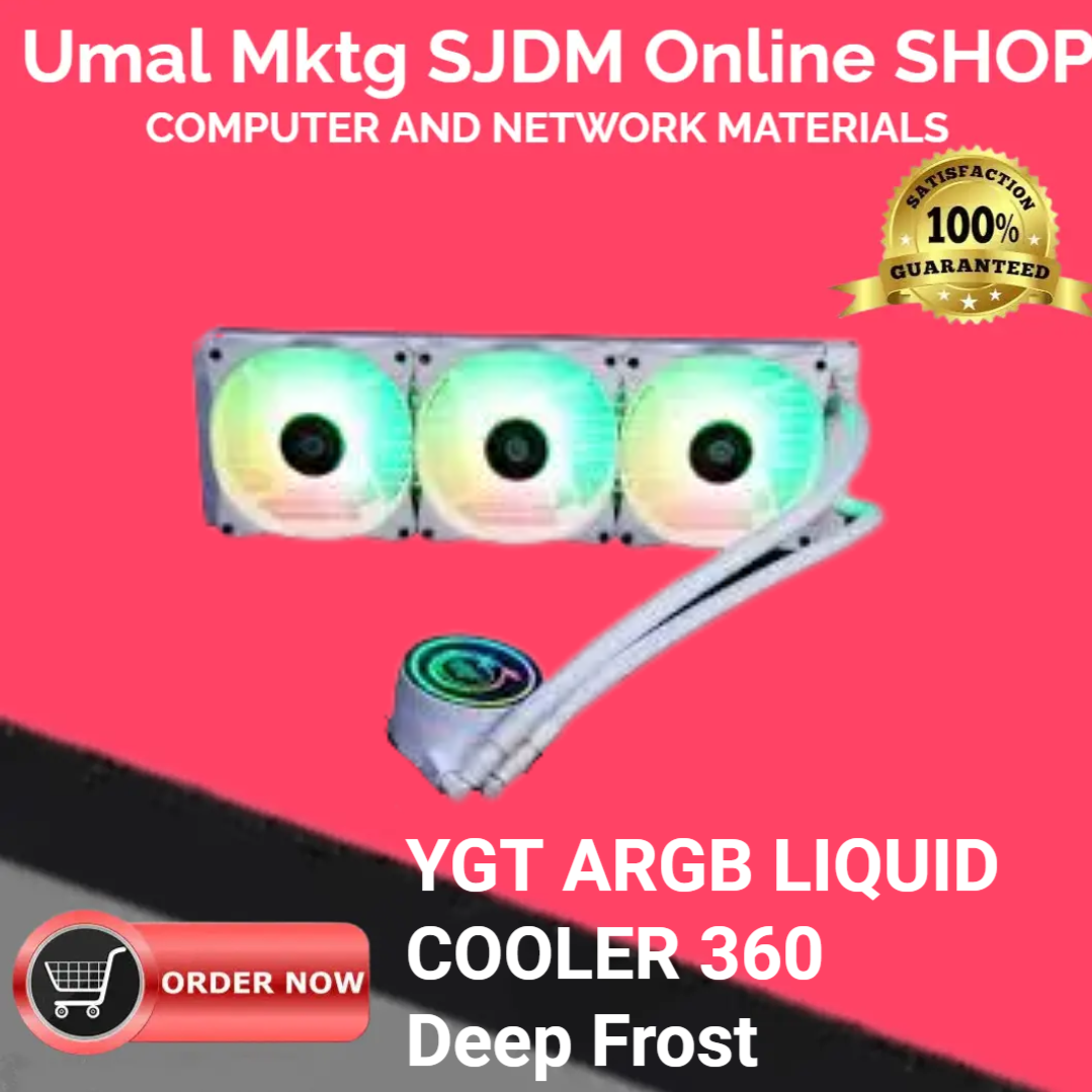 YGT LIQUID COOLER AIO Deep Frost, ARGB LIGHTING SYNC 360 COOLER Lazada PH