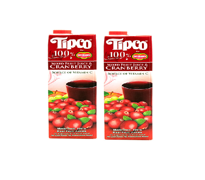 Tipco 100% Del Monte Cranberry Juice 2 x 1L | Lazada PH