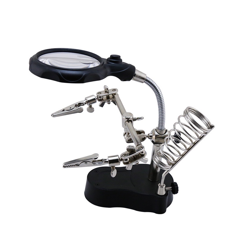 BEST Bst16126A Light 12X 3.5X Magnifier Desk Lamp Repair Clamp Desktop