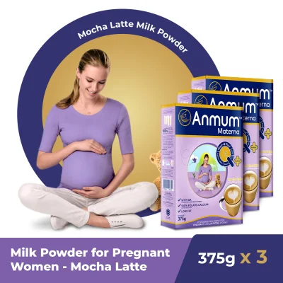 Anmum Materna Milk Powder Mocha Latte 375G x3