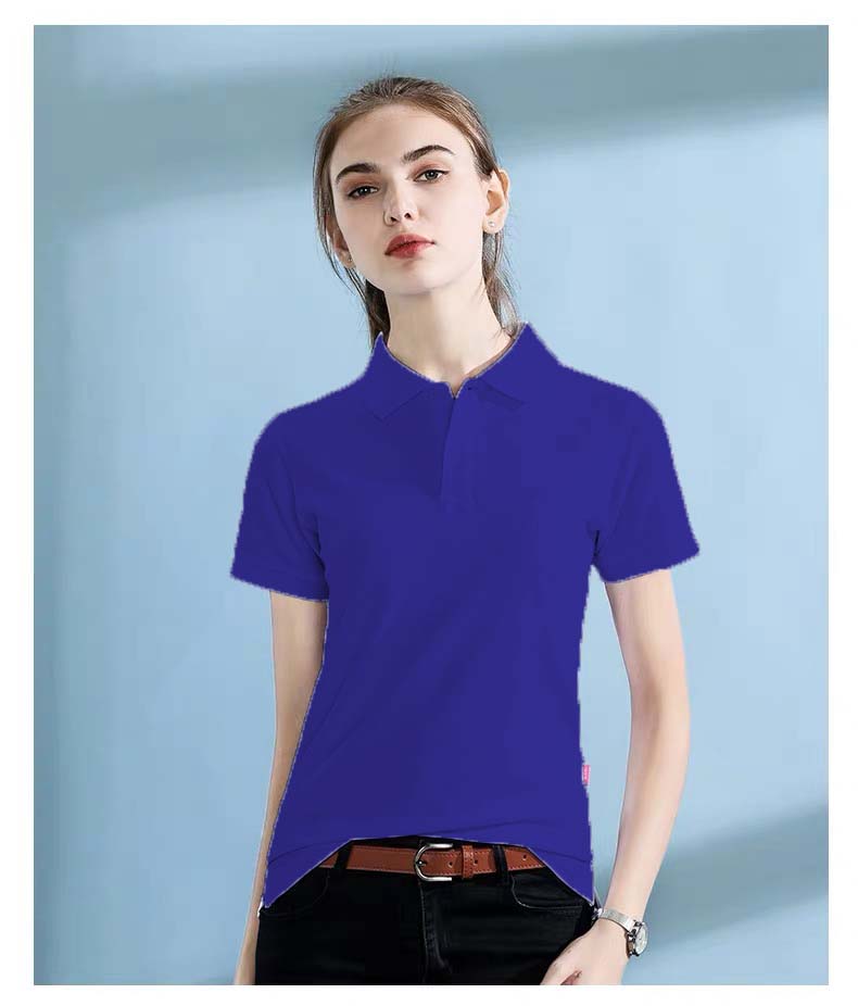 blue polo shirt outfit women's