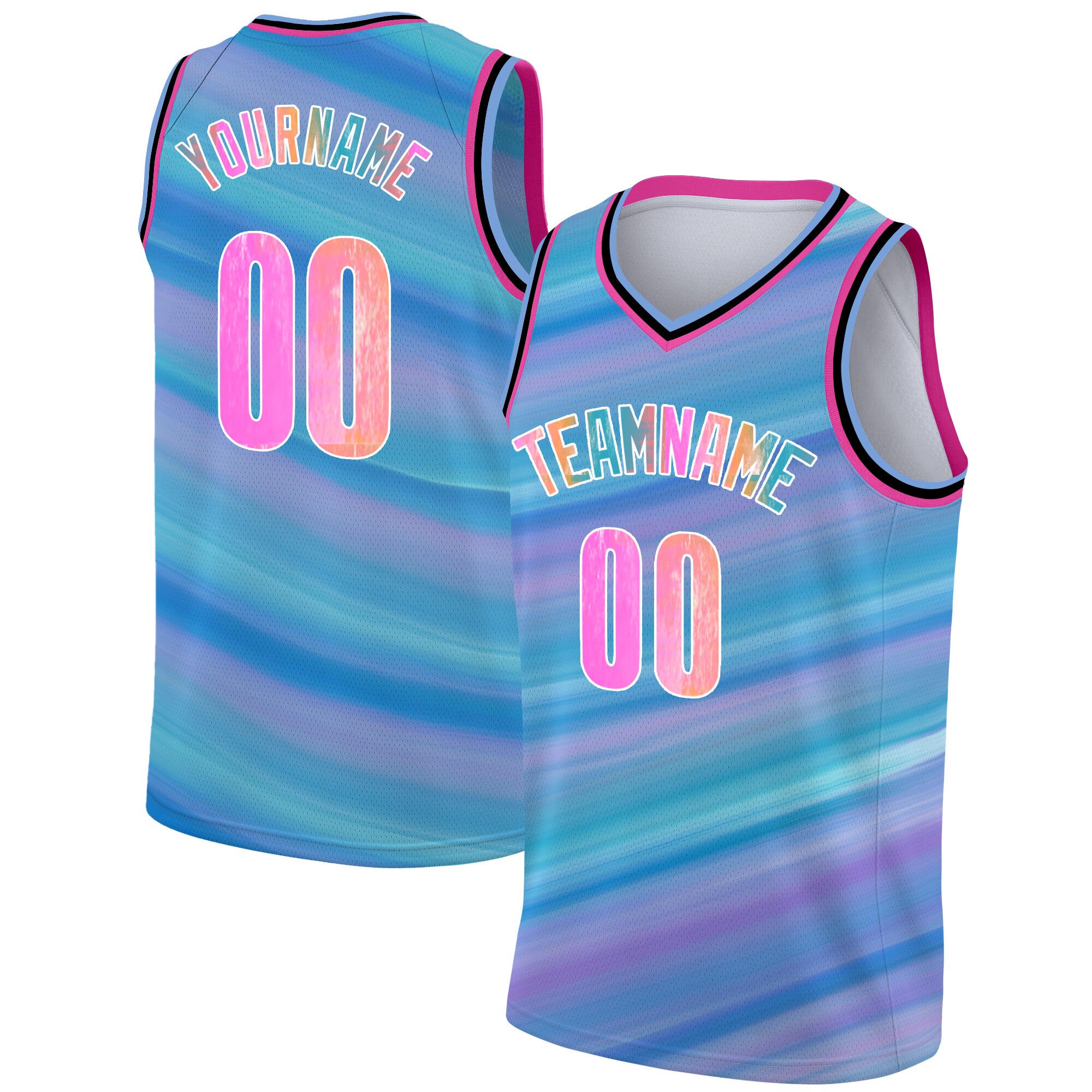 GraphicArtWear Custom Basketball Jersey / XS to 4XL / Youth and Adult / Royal Blue Jerseys / Sleeveless / Team Uniforms / Style - Jersey04 Royal