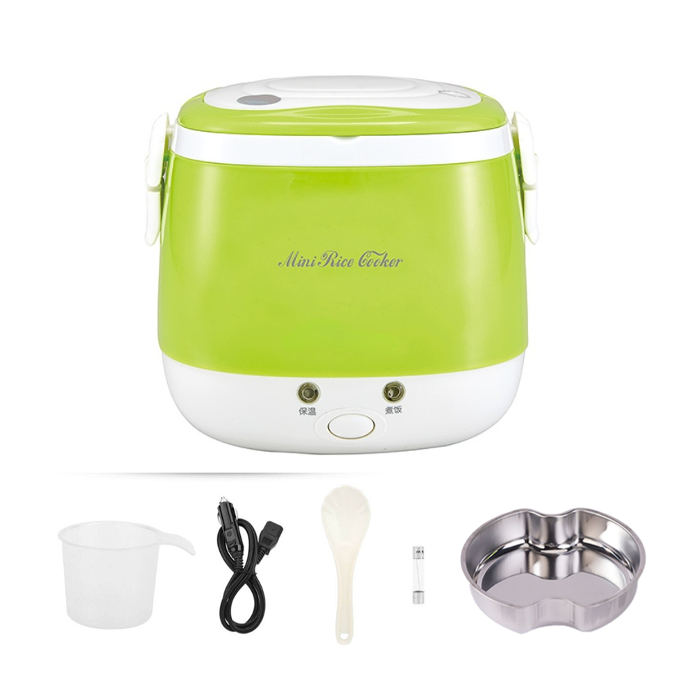 Aotop 24V Rice Cooker Electric Lunch Box For Trucks Car All in One