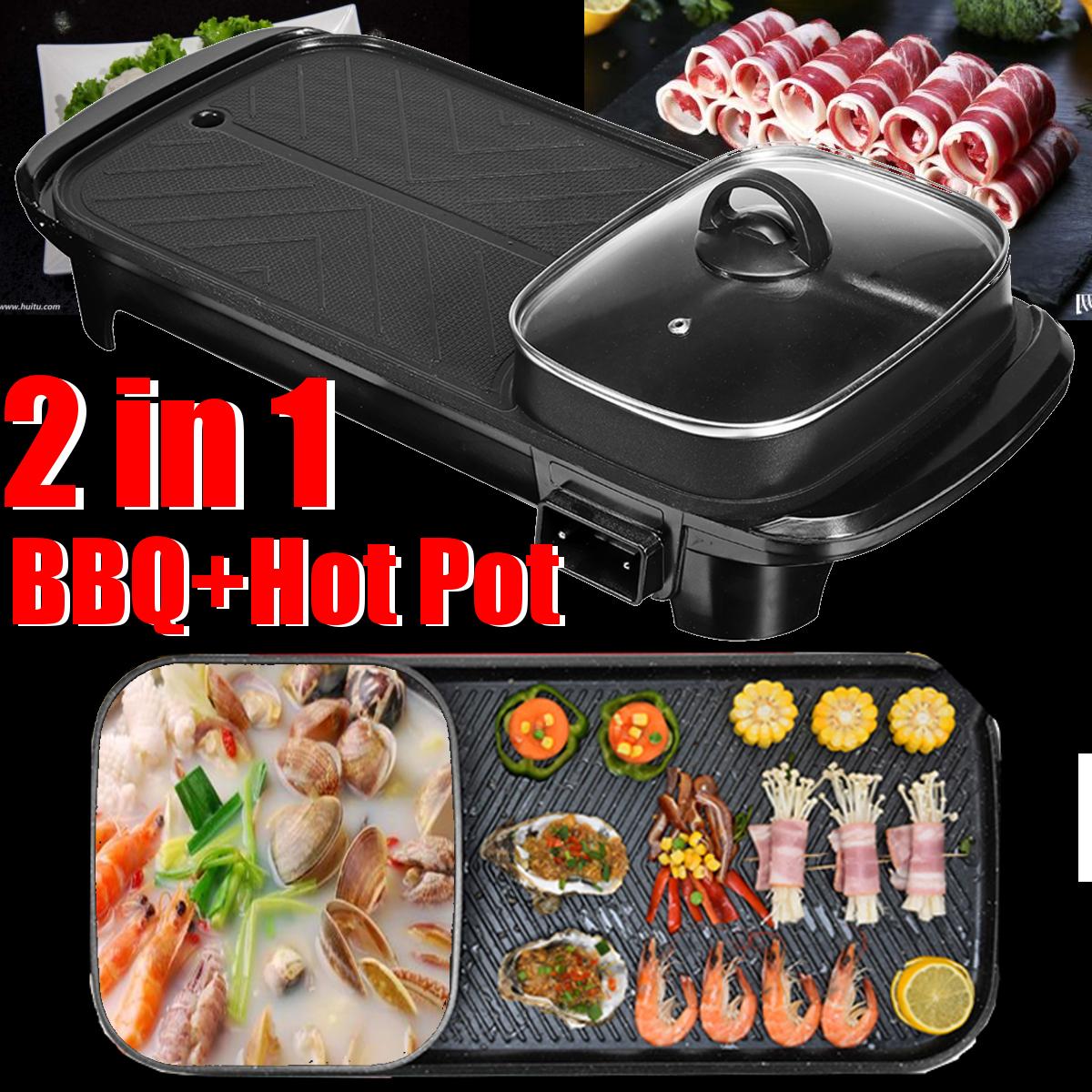 Best Seller 2 in 1 Korean Style Multifunctional Electric BBQ Raclette